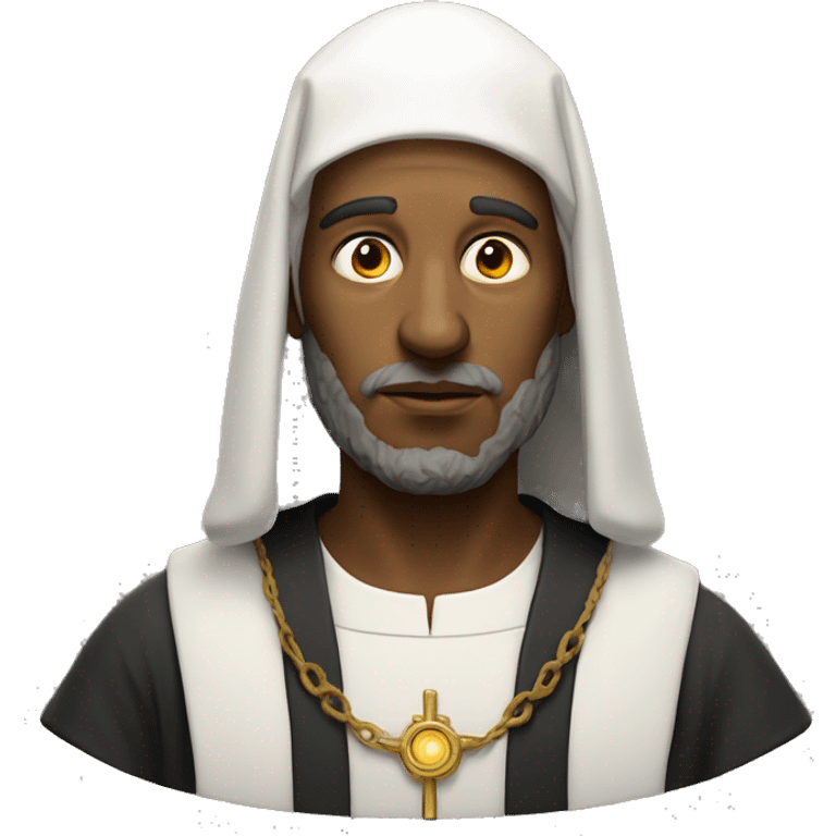 religious pilgrim light photorealistic serious emoji