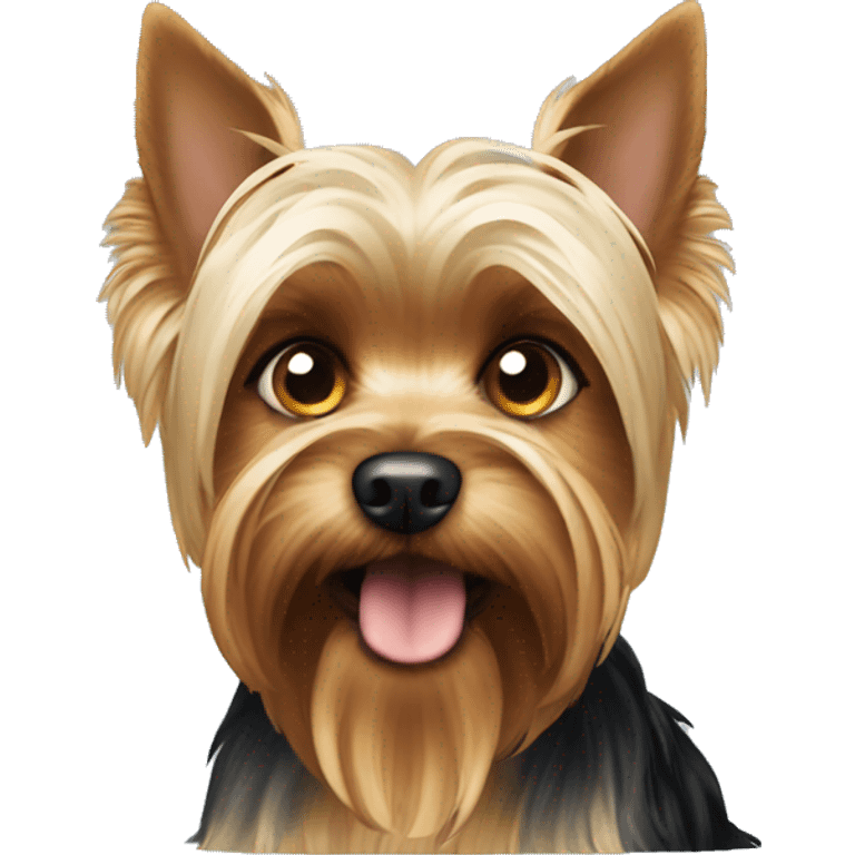 Yorkshire terrier with one eye emoji