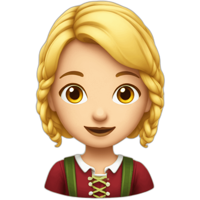 Octoberfest girl emoji