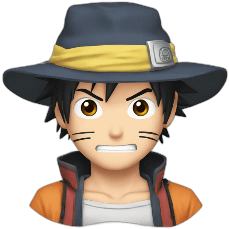 Naruto et luffy emoji