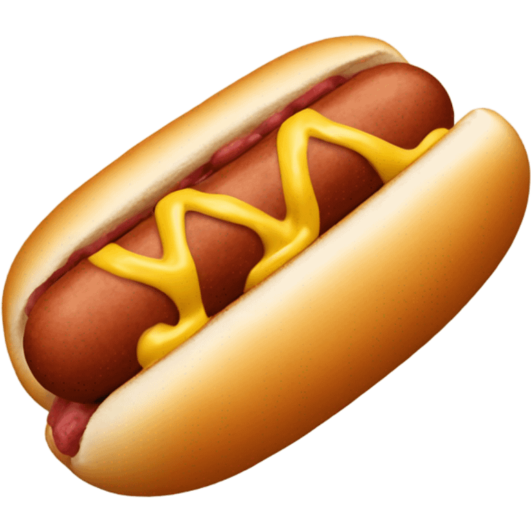 Hot dog with two meatballs emoji