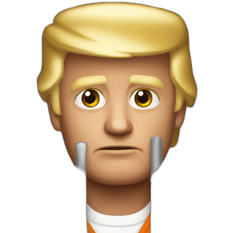 donald trump in jail emoji