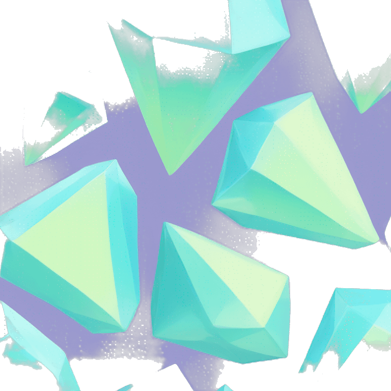 Pastel blue plumbob sims emoji