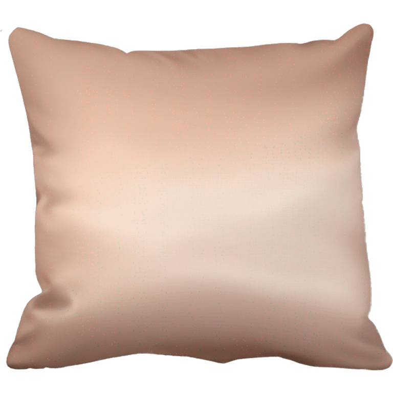 Realistic rose gold pillows emoji