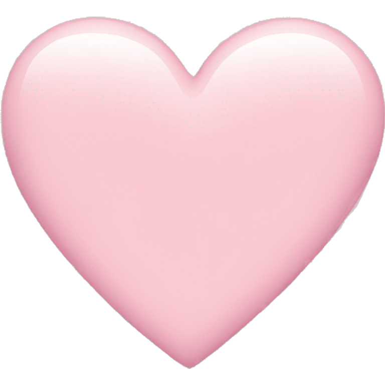 a light pink heart emoji