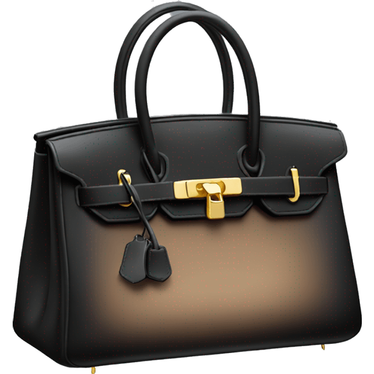 Birkin Bag Black emoji