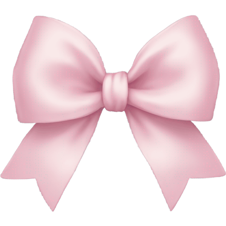 Light pink bow emoji