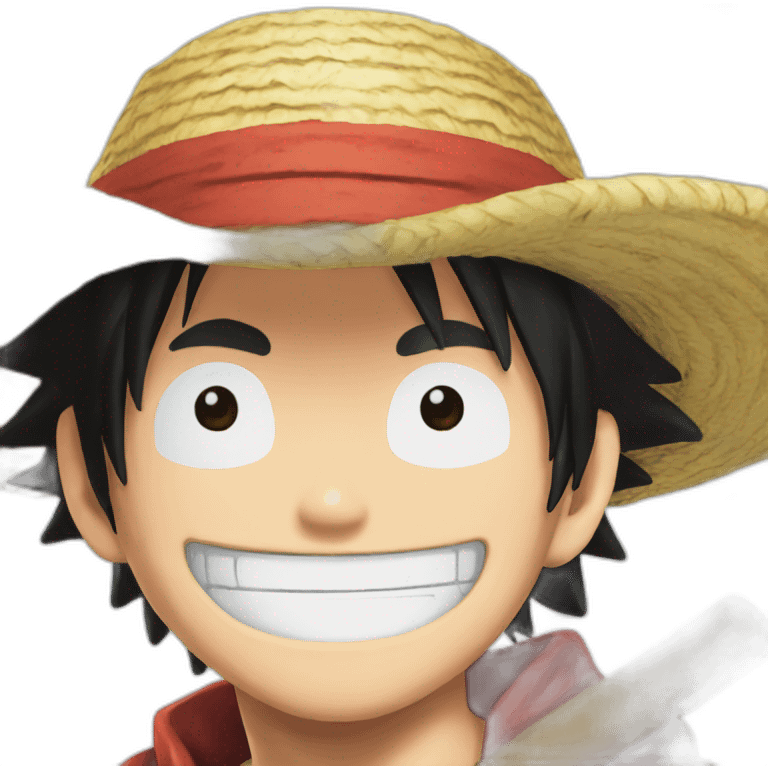 Luffy one piece live action emoji