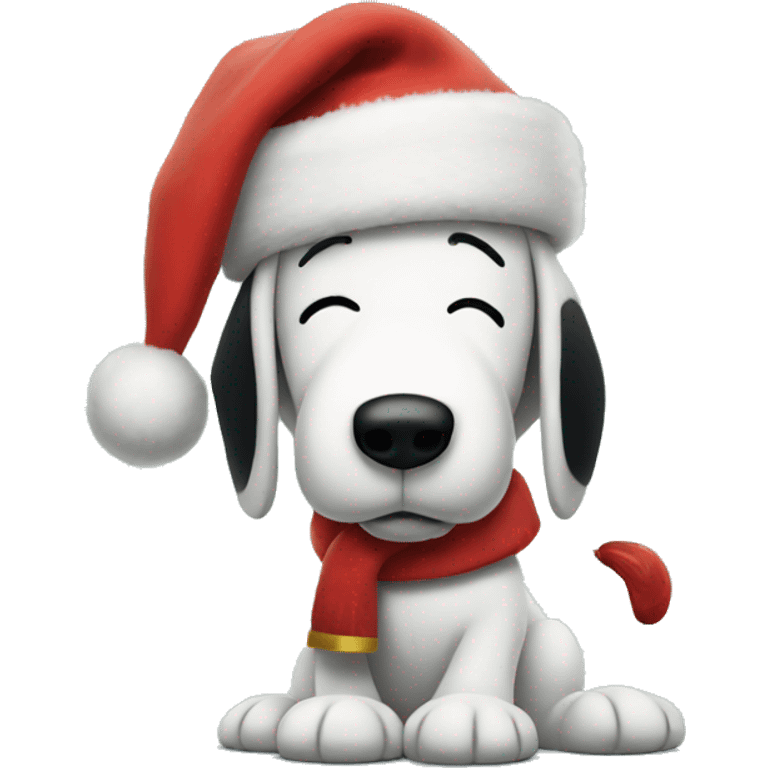 snoopy christmas  emoji