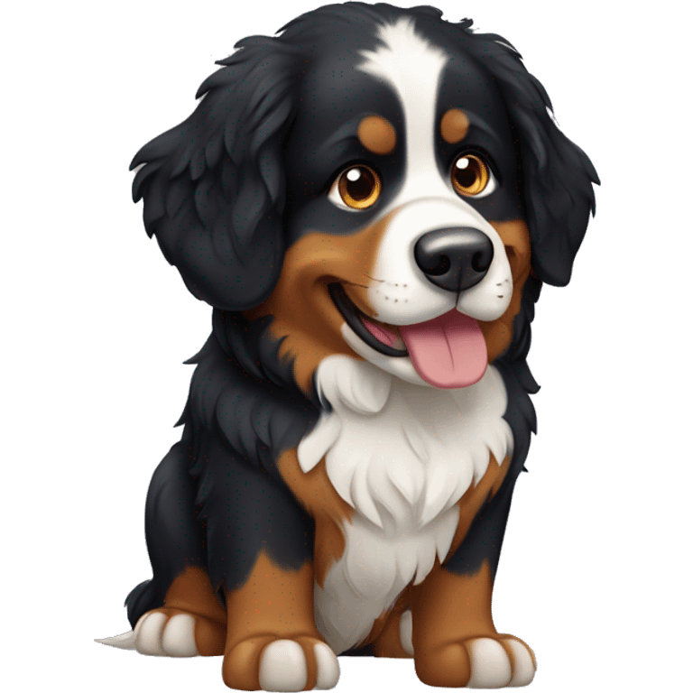 bernese mountain dog  emoji