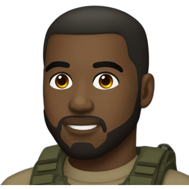 Kanye west as a call of duty character emoji