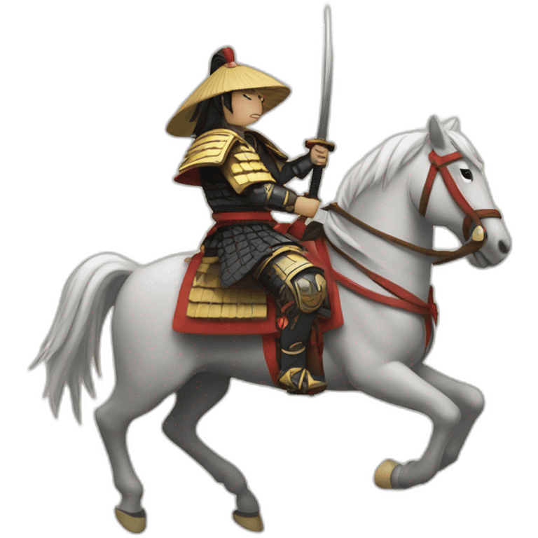 samurai on horse emoji