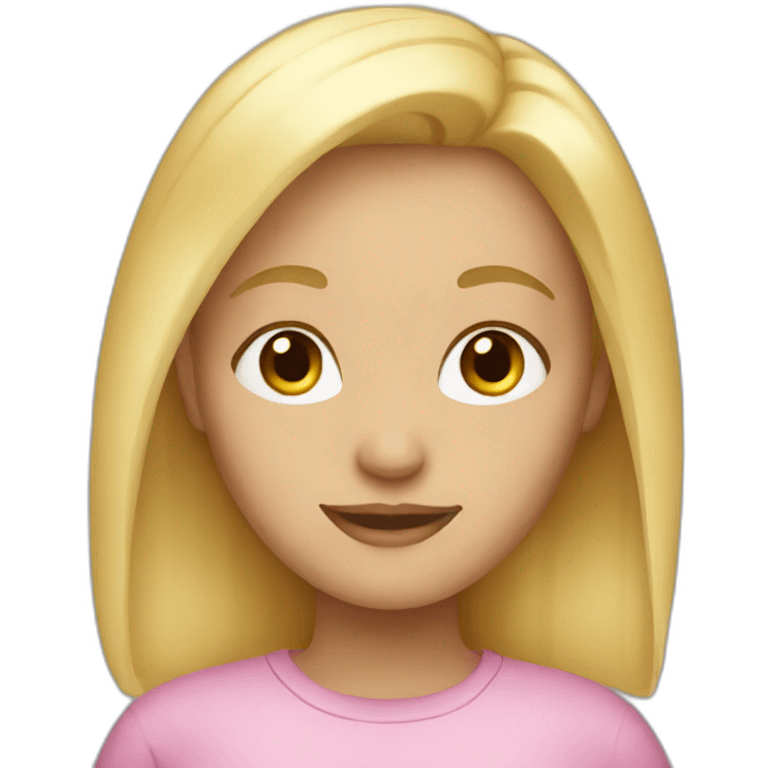 blond girl emoji