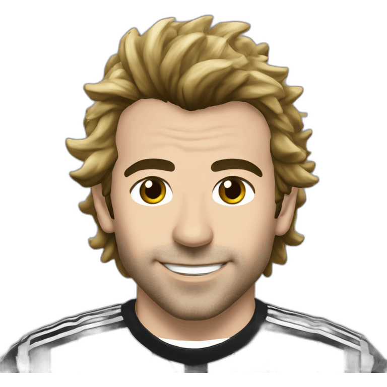 Alessandro Del piero with Juventus emoji