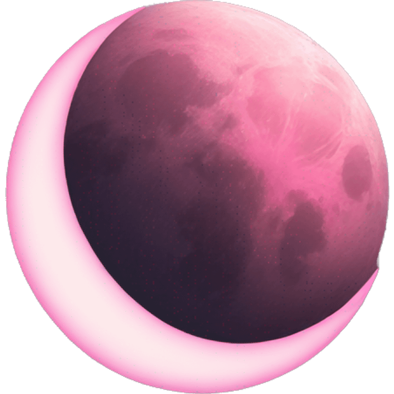 pink moon emoji