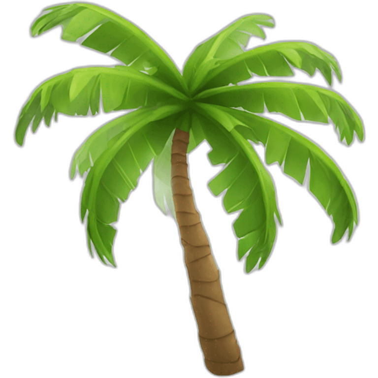 palm tree flying emoji