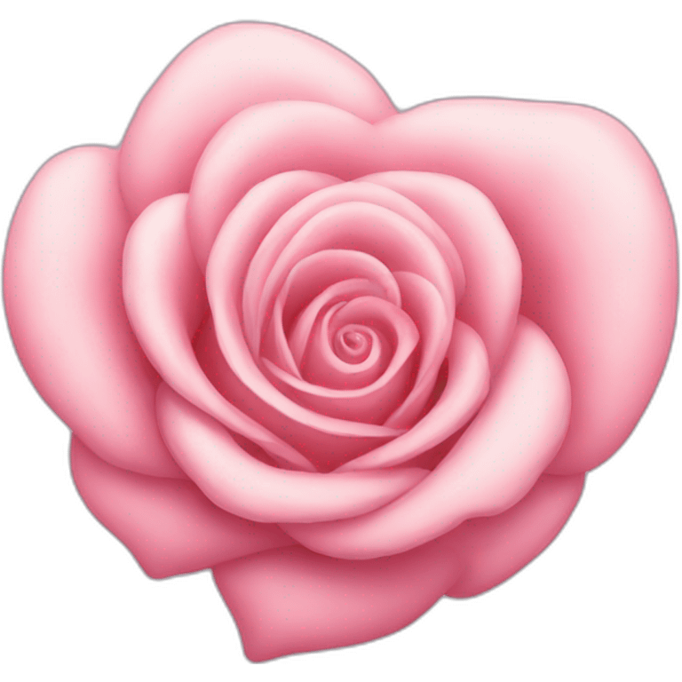 coeur rose pastel emoji