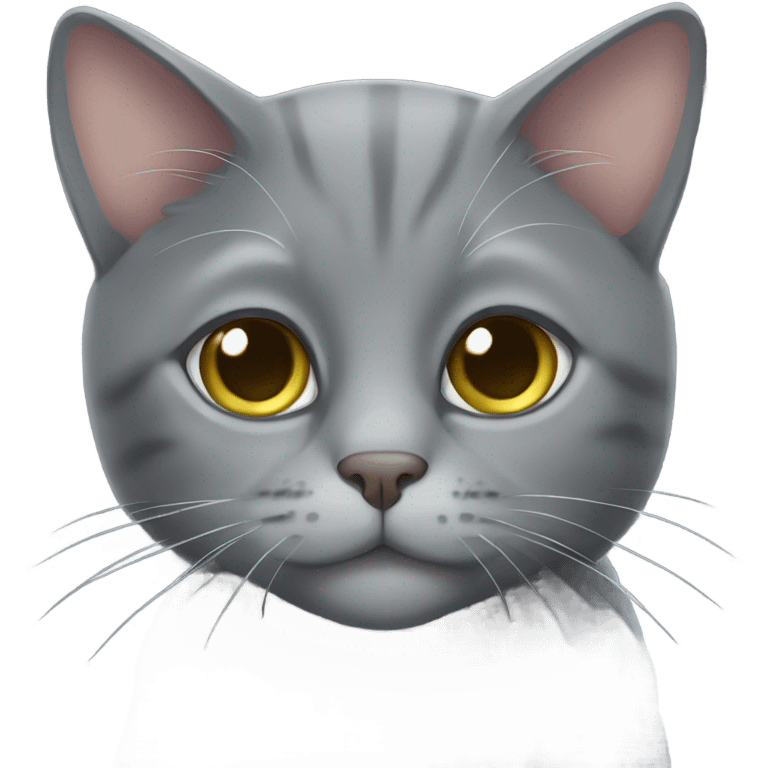 grey cat named pickles  emoji