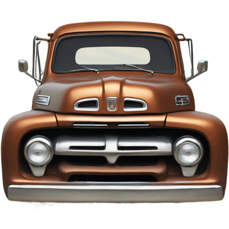 1952 ford pickup rusty in field emoji