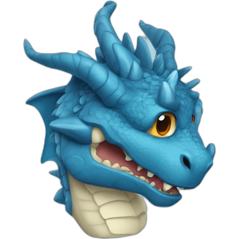 blue dragon emoji