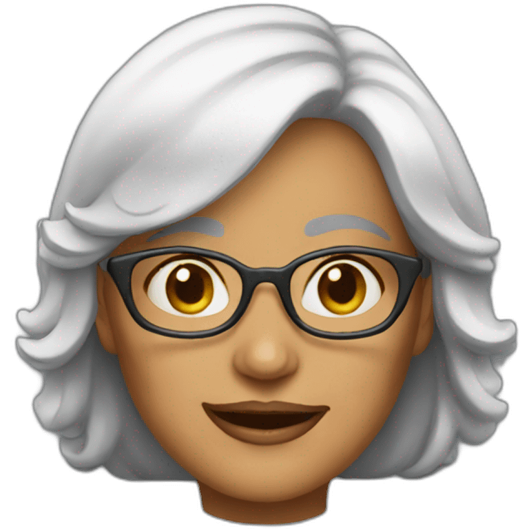 forty years old lady emoji