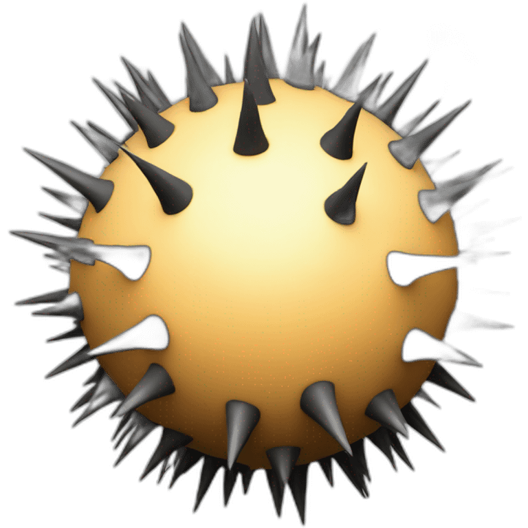 spiky sphere emoji