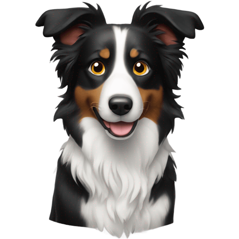 Border collie dog emoji