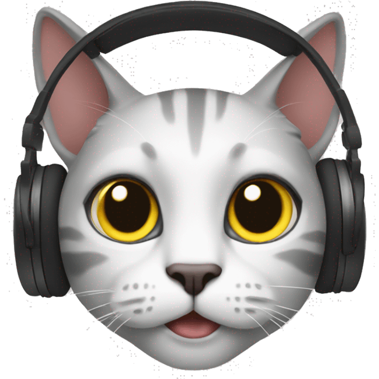 cat dj emoji