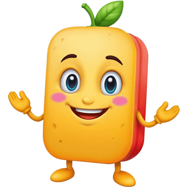 A friendly mascot for my food scanning app emoji