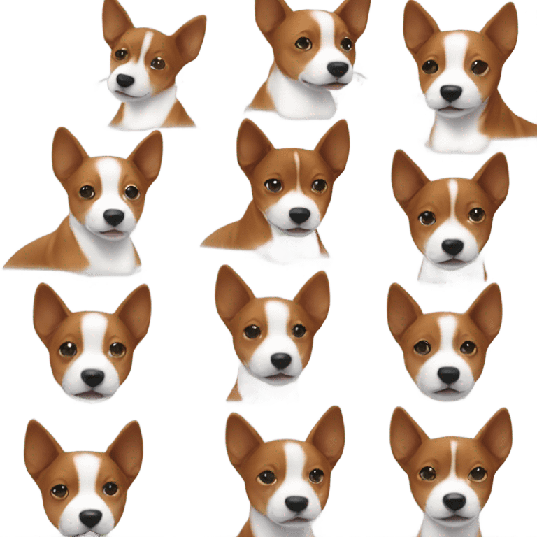 Baby basenji emoji