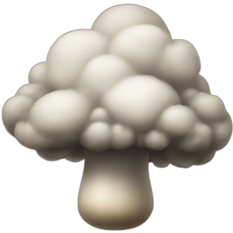 Mushroom cloud emoji