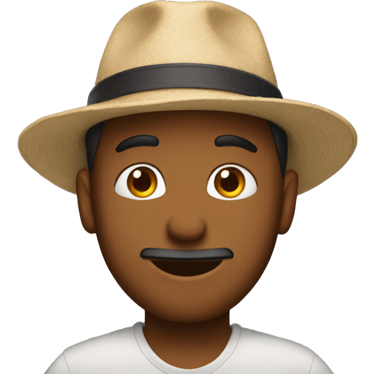 Chris in a hat emoji