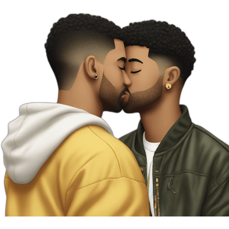 drake kissing 21 savage emoji