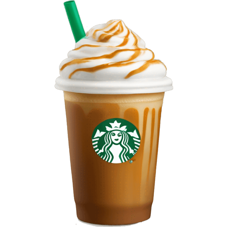 Caramel macchiato from Starbucks  emoji