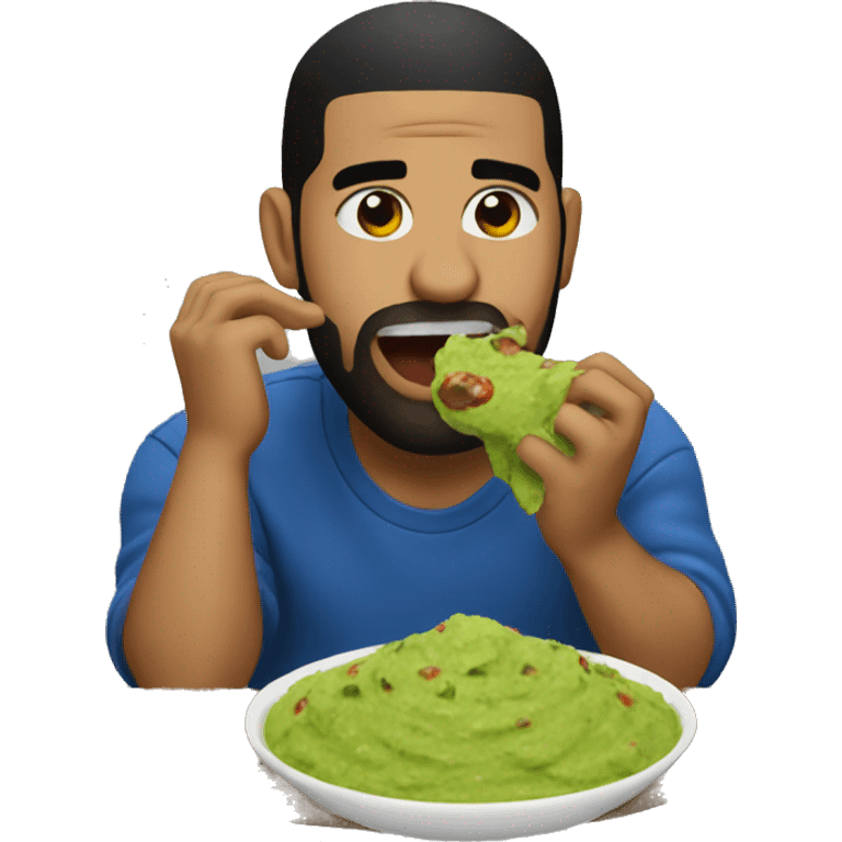 drake eating guacamole emoji