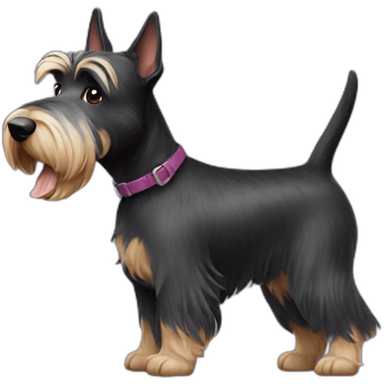 scottish-terrier-dog-walking emoji