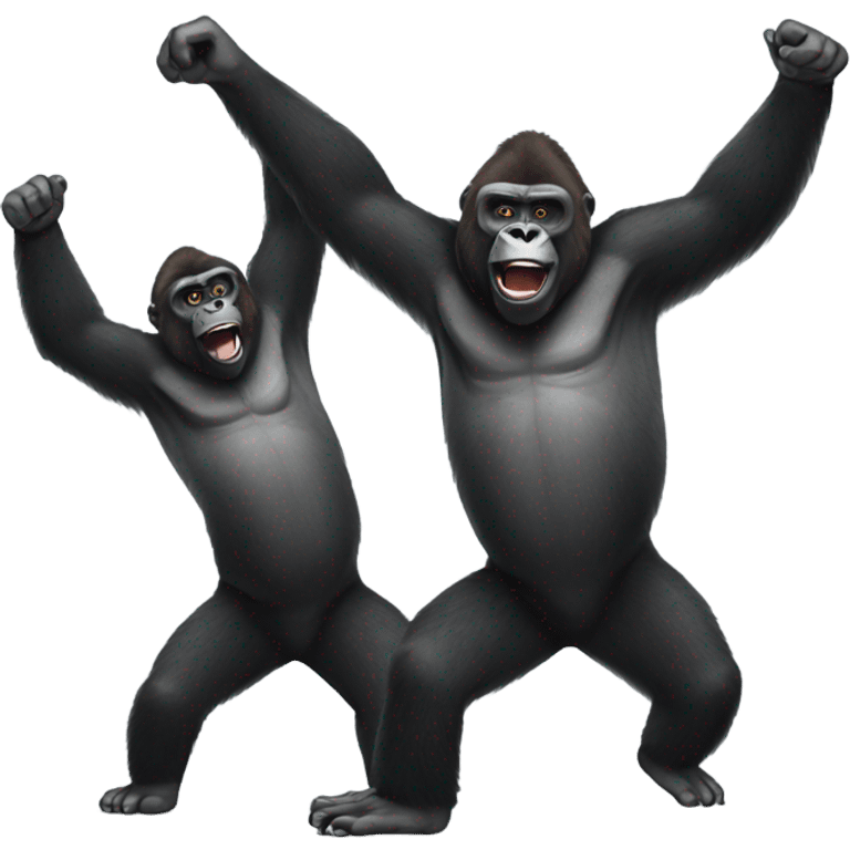 Gorilla dancing emoji