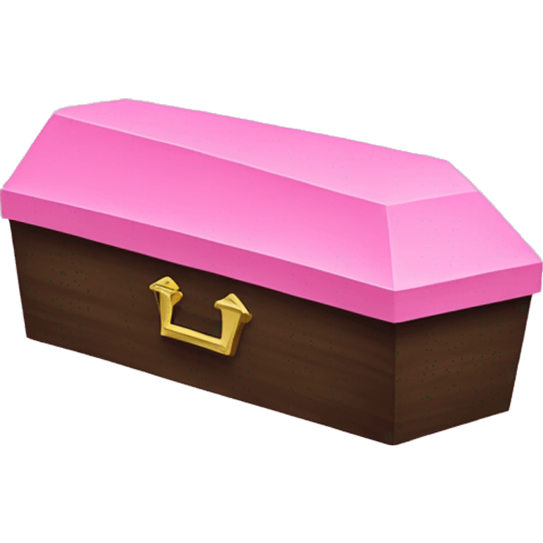 Pink coffin  emoji