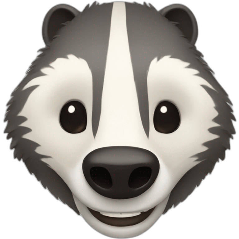 happy badger emoji