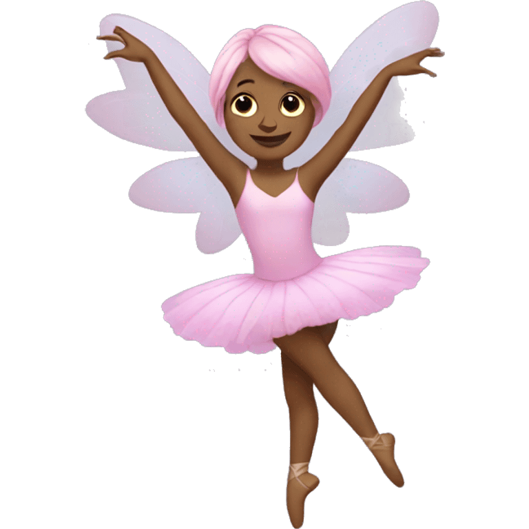 fairy doing ballet emoji