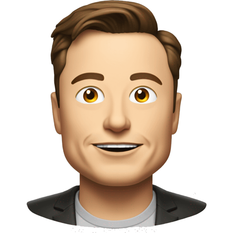 Elon musk boit une bierre emoji