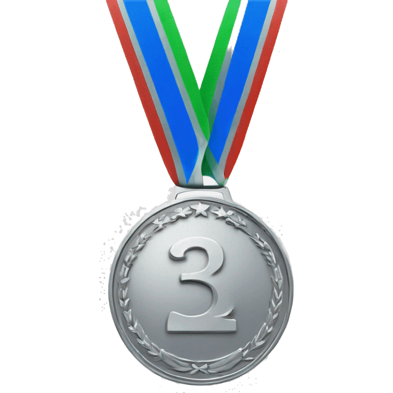 Silver 3nd place medal emoji