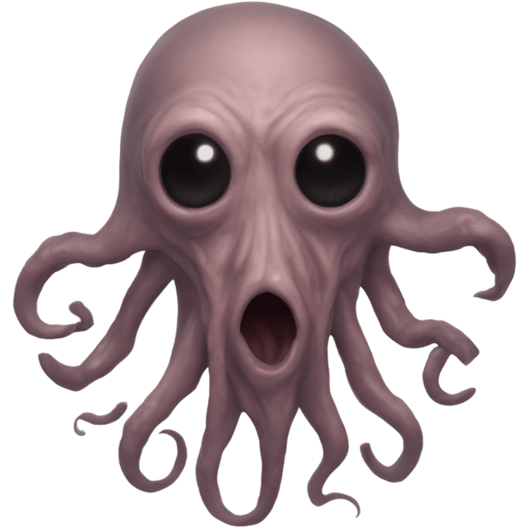 Lovecraftian entity made of flesh emoji