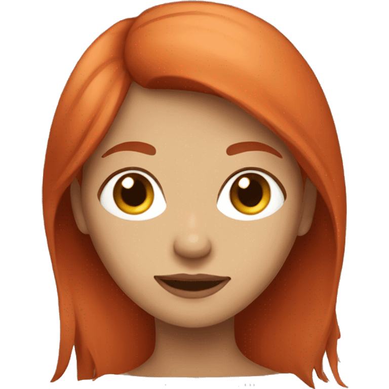 Red-haired girl emoji