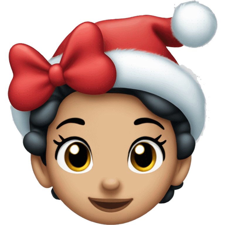 Disney Minnie Mouse christmas  emoji