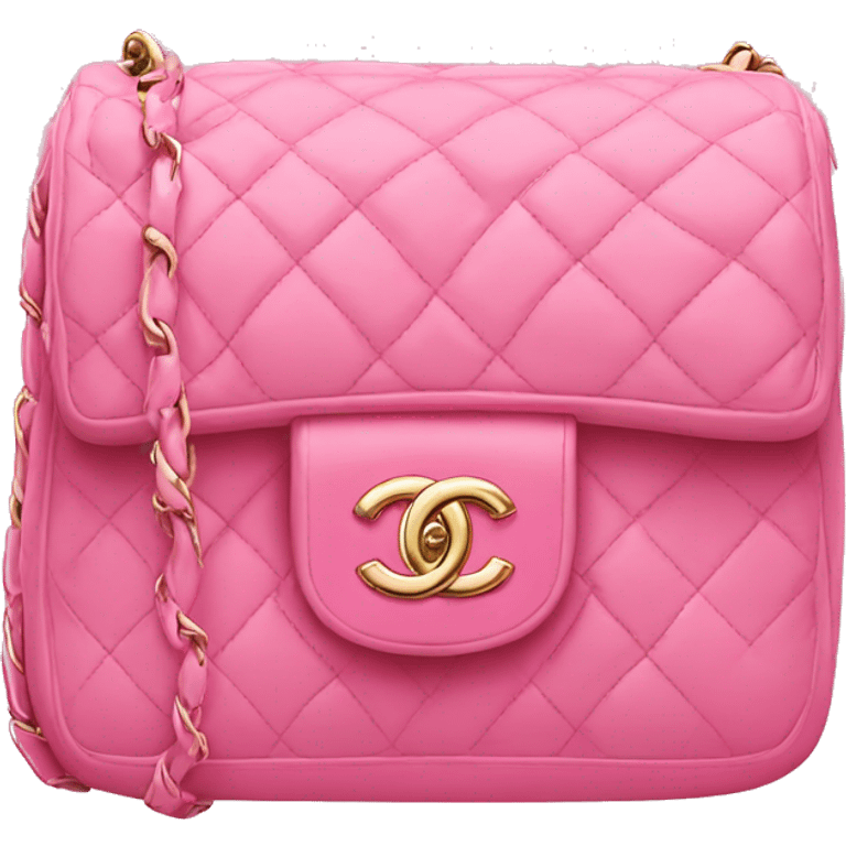 Pink Chanel bag emoji