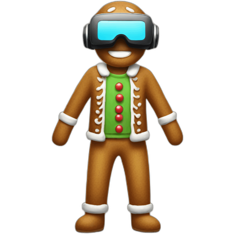 gingerbread-man-in-vr-headset-full body emoji