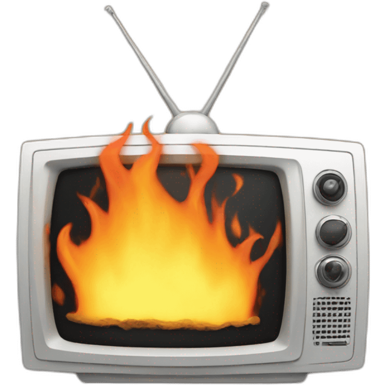 burning-tv emoji