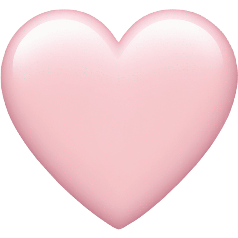 Light pink heart emoji