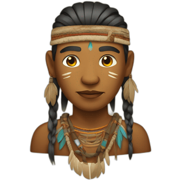 amerindian shaman emoji